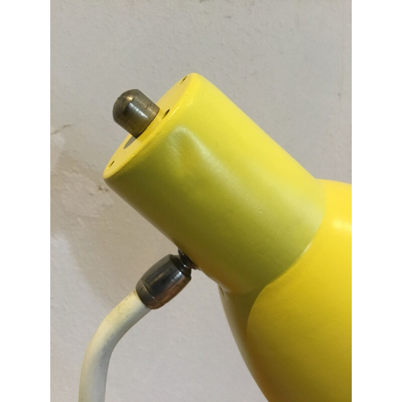 Vintage yellow desk lamp 