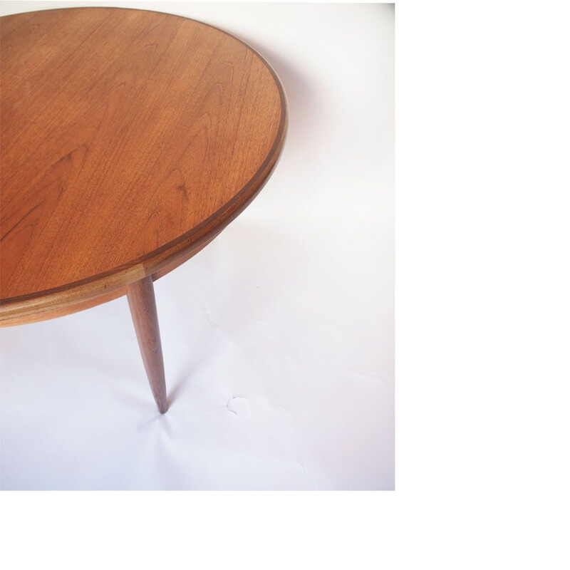 Vintage Scandinavian dining table in Teak by Gplan, 1960s