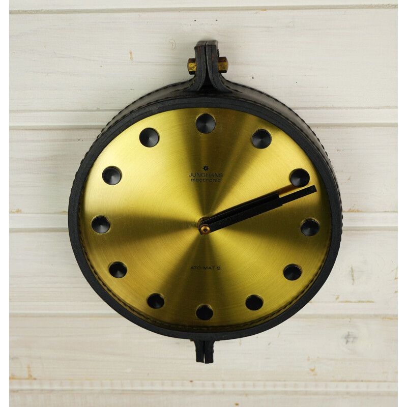 Horloge Vintage Electromechanical Ato-Mat S de Junghans, Allemagne 1960