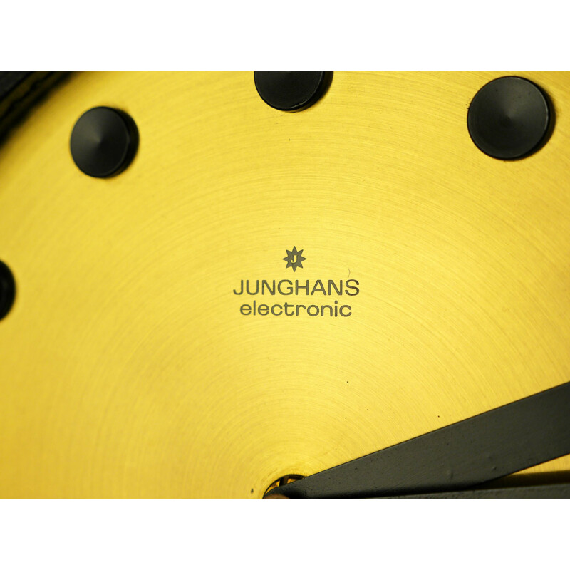 Vintage Wall Clock Electromechanical Ato-Mat S from Junghans, Germany, 1960s