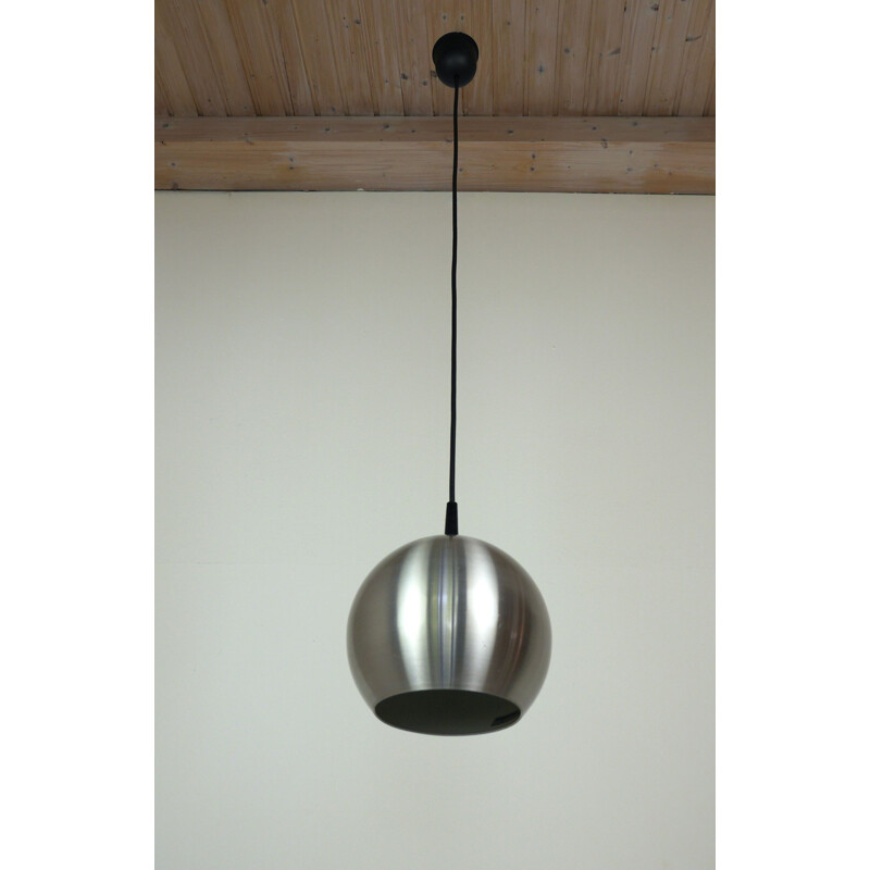Vintage hanging Lamp in aluminum from Erco, Germany, 1970s
