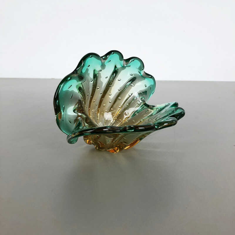 Cuenco vintage de cristal de Murano, 1970