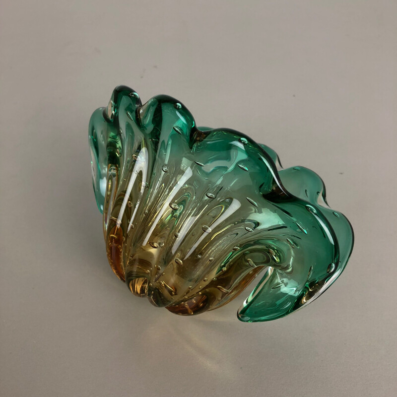 Cuenco vintage de cristal de Murano, 1970