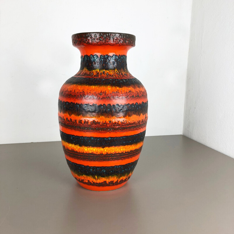 Vase vintage de Scheurich, Allemagne 1970