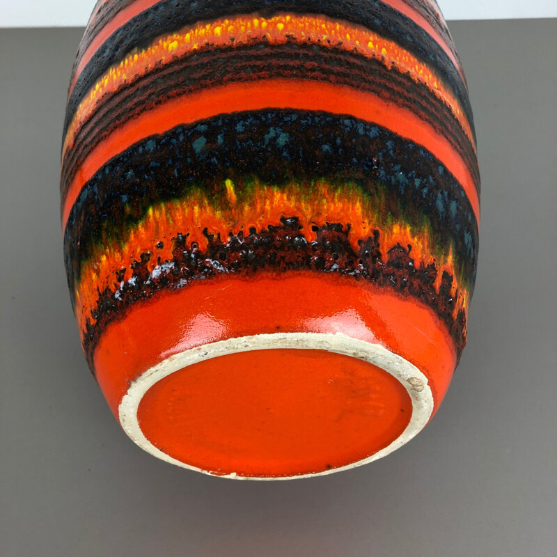 Vase vintage de Scheurich, Allemagne 1970