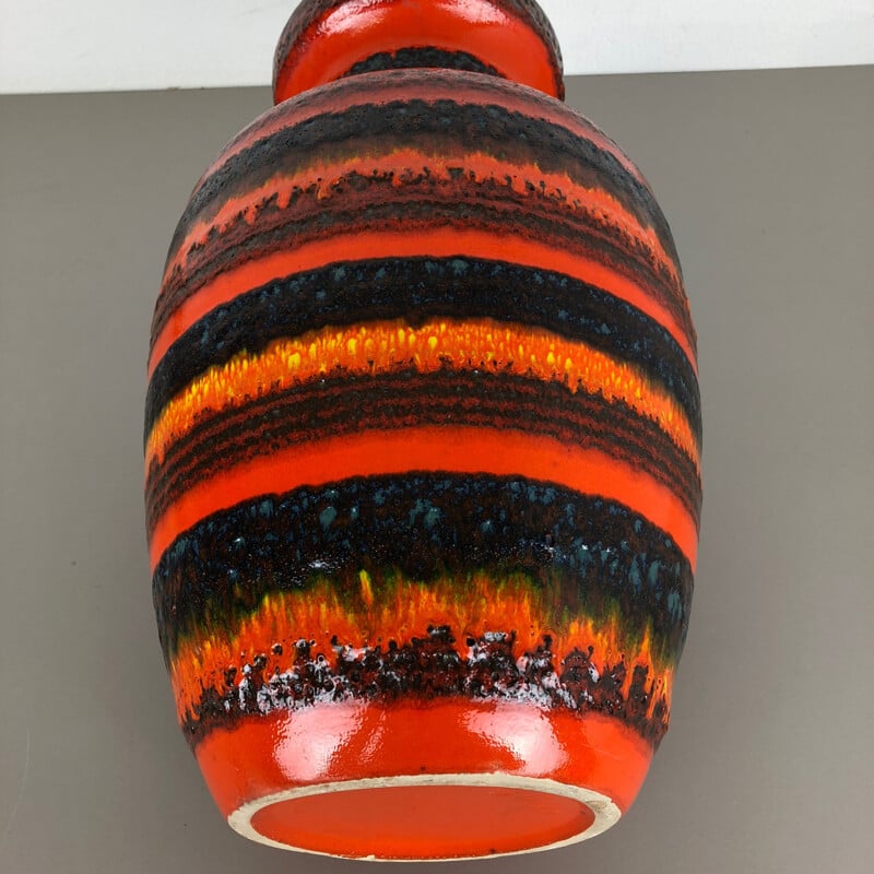 Vase vintage de Scheurich, Allemagne 1970