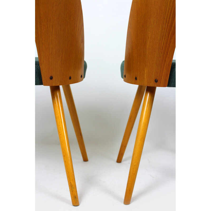 Suite de 3 chaises vintage par Antonin Suman pour Mier, 1966