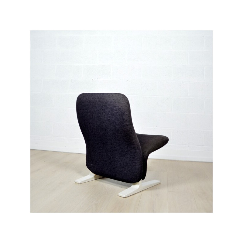 Artifort concorde armchair in fabric and aluminum, Pierre PAULIN - 1960s