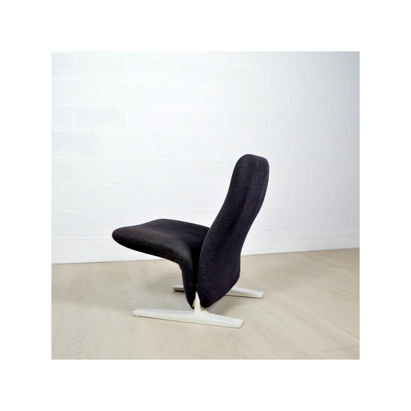 Artifort concorde armchair in fabric and aluminum, Pierre PAULIN - 1960s