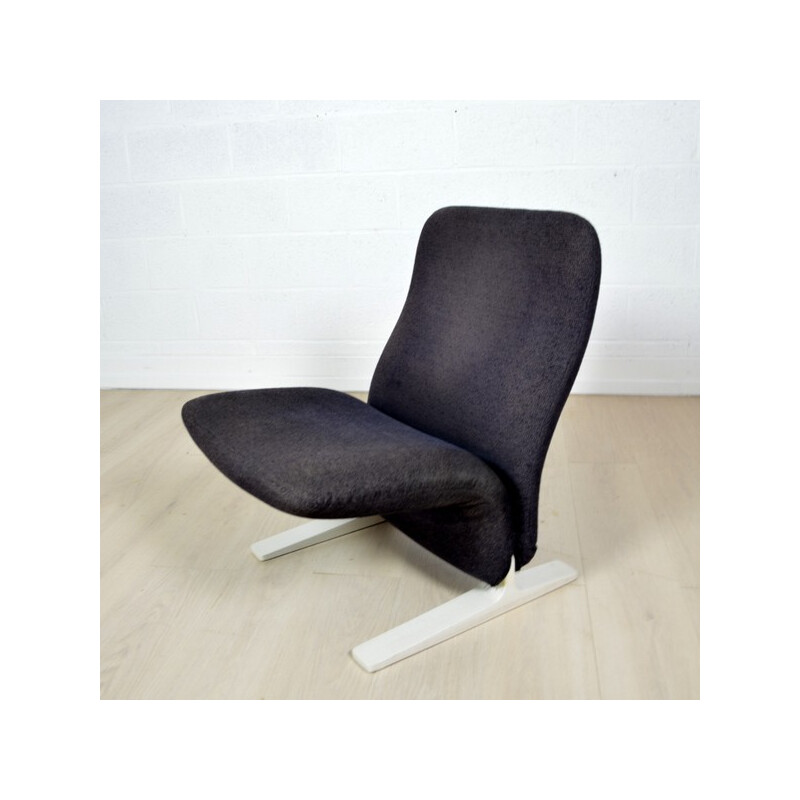 Artifort concorde armchair in fabric and aluminum, Pierre PAULIN - 1960s