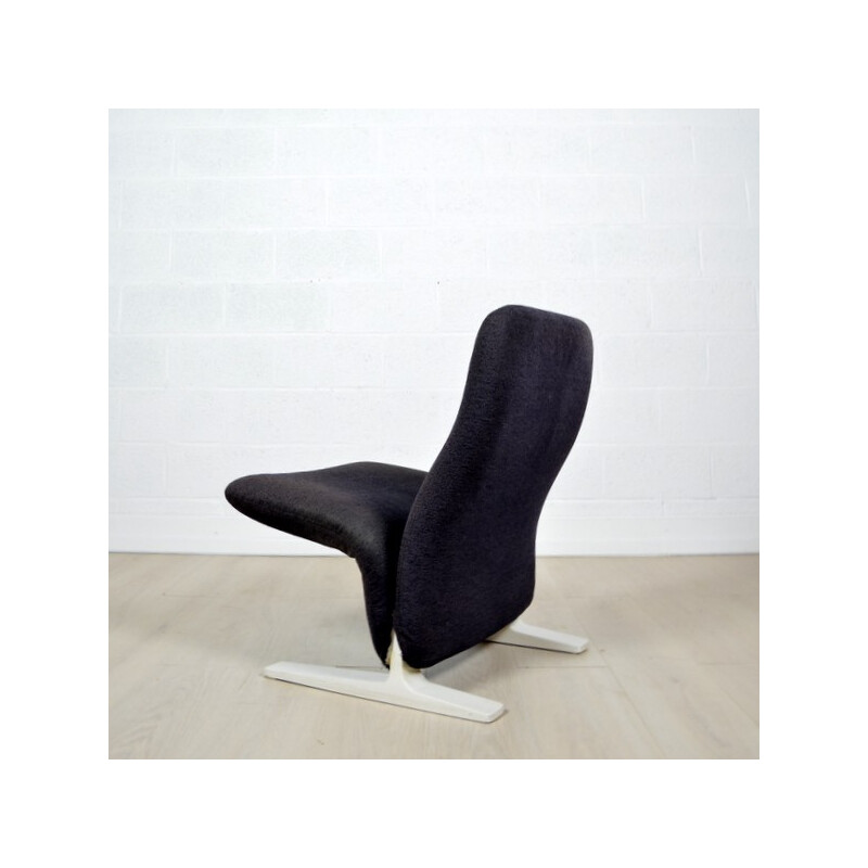 Artifort concorde armchair in fabric and aluminum, Pierre PAULIN - 1960s