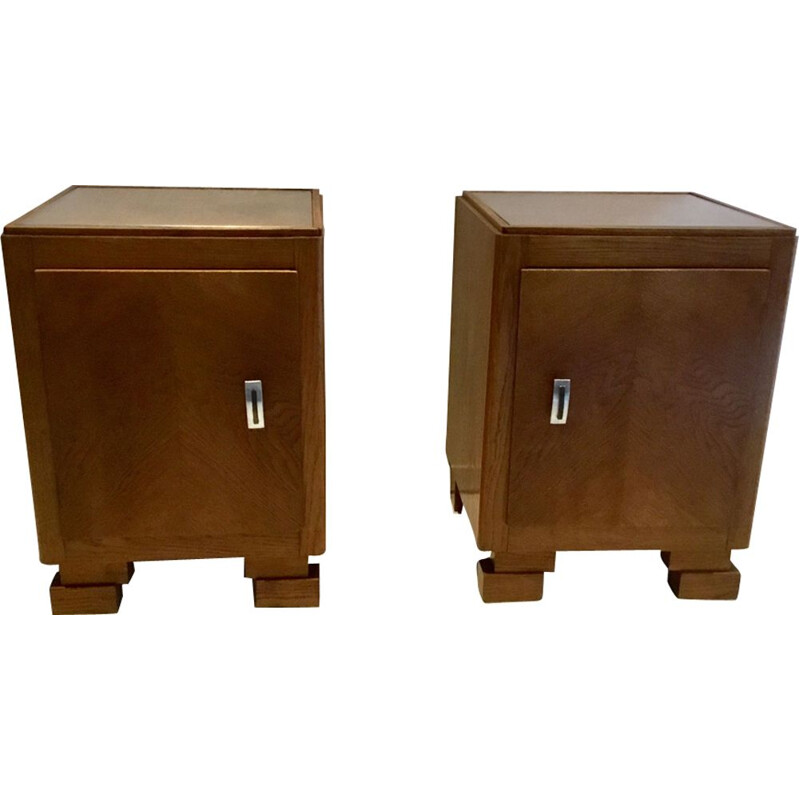 Pair of 2 vintage night stands