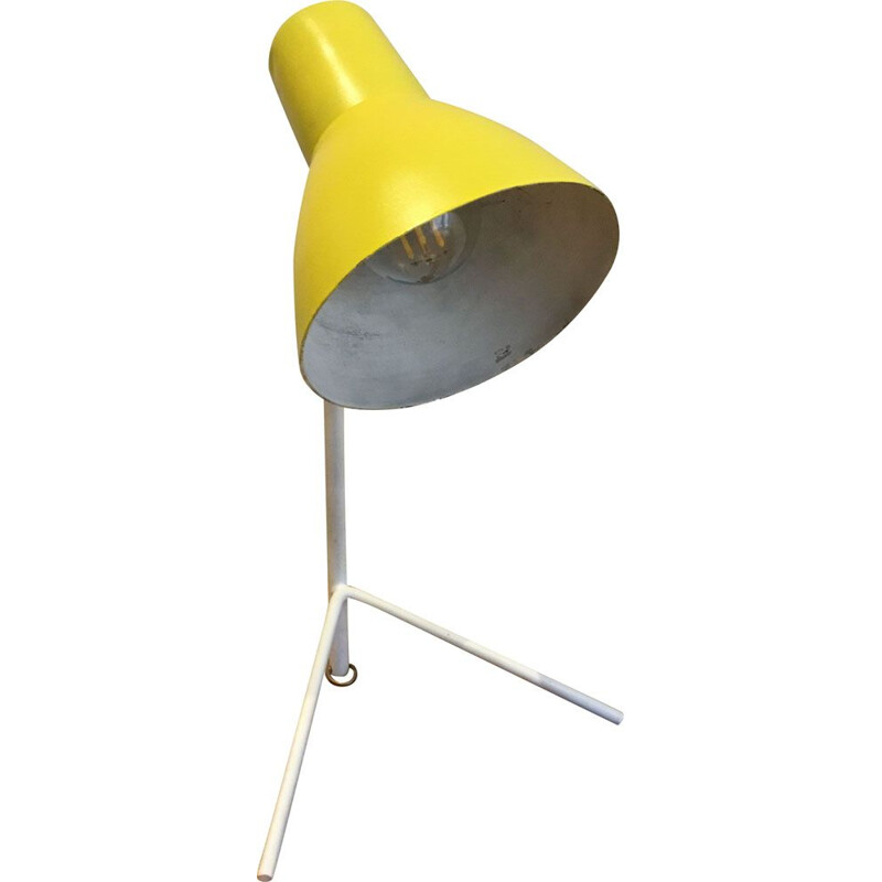 Vintage yellow desk lamp 