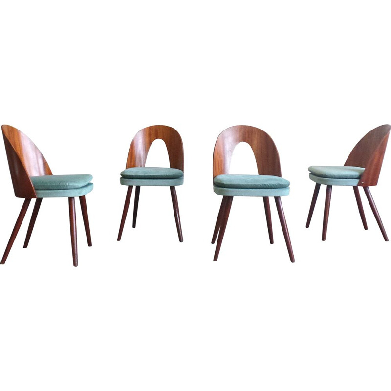 Set of 4 vintage dinning Chairs by Antonin Suman, 1960s