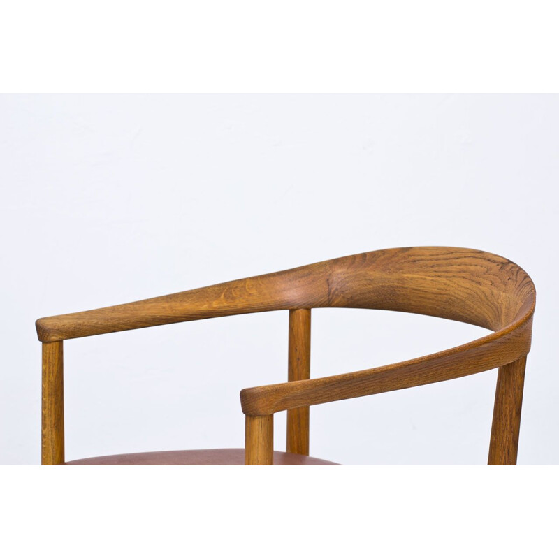 Ensemble de 2 fauteuils vintage "Tokyo" en chêne par Carl-Axel Acking, Suède, 1959