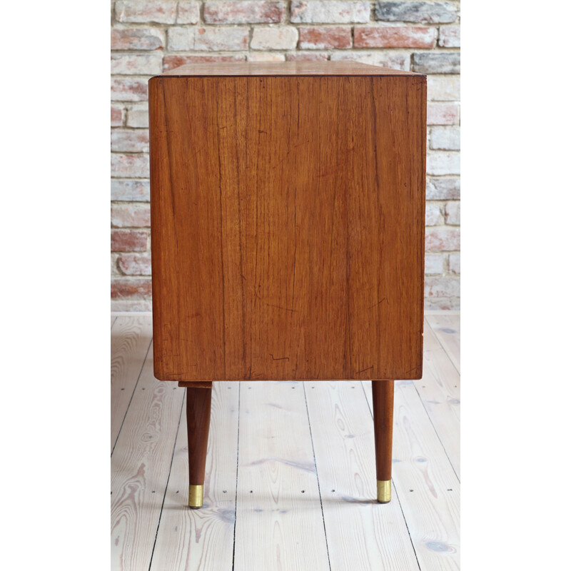 Vintage teak sideboard, scandinavian design by Sven Andersen, Norway, 1950s