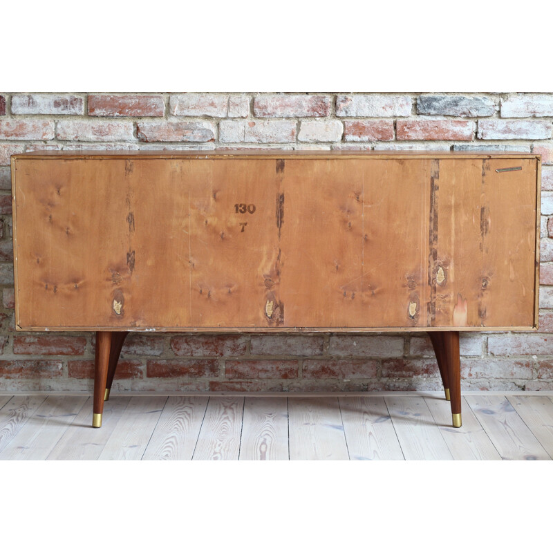 Vintage teak sideboard, scandinavian design by Sven Andersen, Norway, 1950s