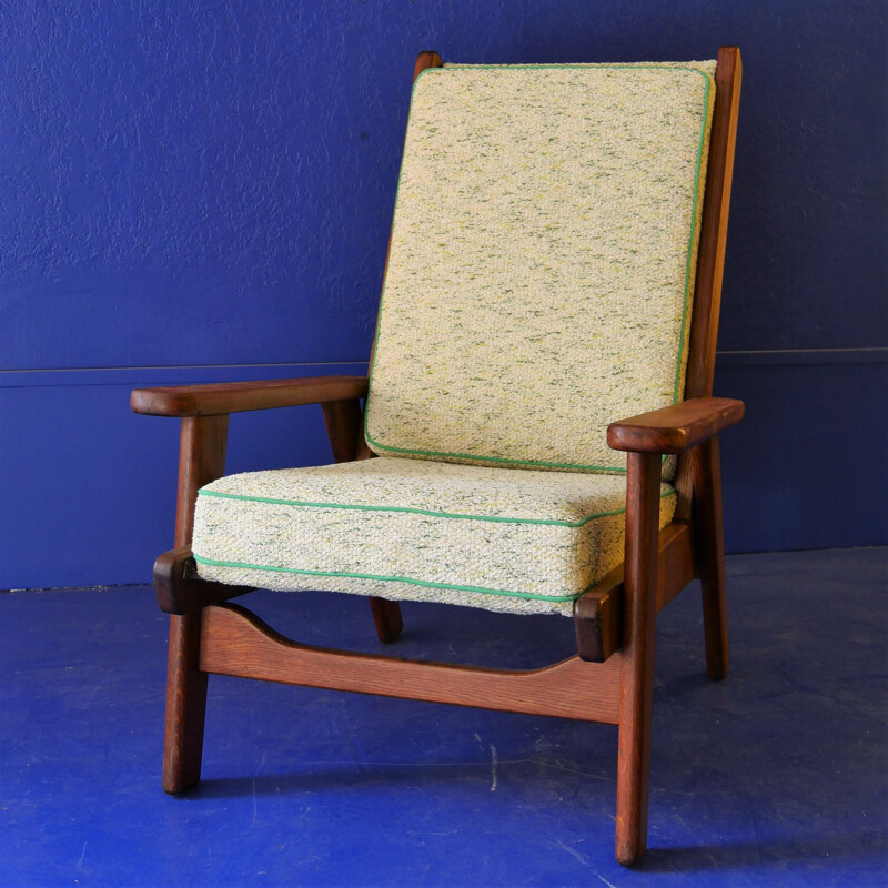 Pair of 2 vintage armchairs Guariche FS 108, Free-Span edition, 1954