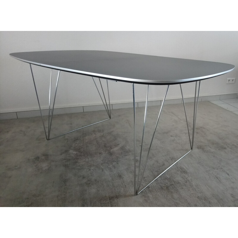 Vintage Danish dining table by Ganso Mobel, 1980s