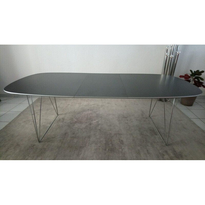 Vintage Danish dining table by Ganso Mobel, 1980s