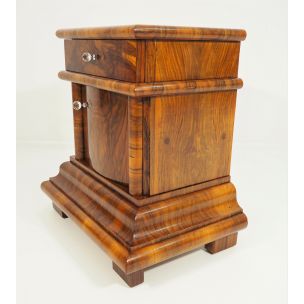 Vintage Art Deco night stand in walnut 1940s