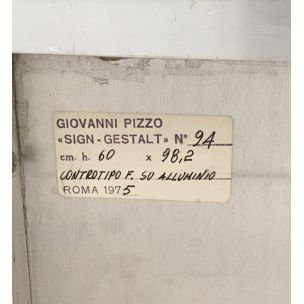 2 tableaux cinétiques vintage par Giovanni Pizzo, 1975