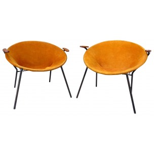 Pair of armchairs "Balloon Chair", Hans OLSEN - 1950s