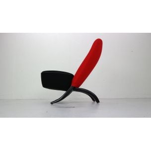 Vintage armchair Congo designed by Theo Ruth for Artifort, 1950s