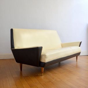 Vintage "Rockabilly" sofa by Medal Belgium, 1950s