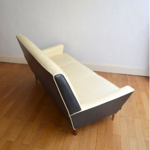 Vintage "Rockabilly" sofa by Medal Belgium, 1950s