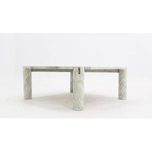 Vintage Italian marble coffee table, 1970s