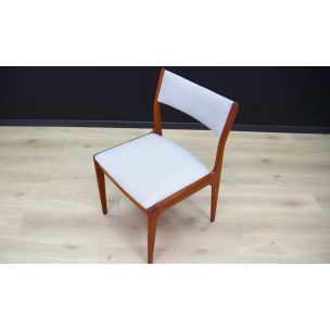 Vintage set of 4 Scandinavian teak chairs, 1960s-1970s