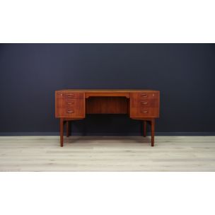 Vintage teak desk, Denmark, 1960-70s