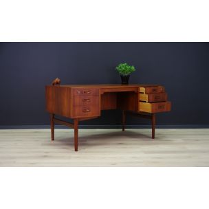 Vintage teak desk, Denmark, 1960-70s