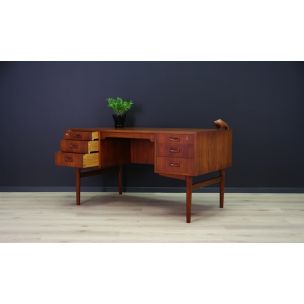 Vintage teak desk, Denmark, 1960-70s