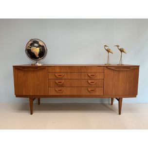 Vintage wooden sideboard by Beautility, England, 1960s