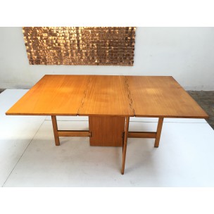 Herman Miller dining table in birch, George NELSON - 1950s