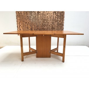 Herman Miller dining table in birch, George NELSON - 1950s