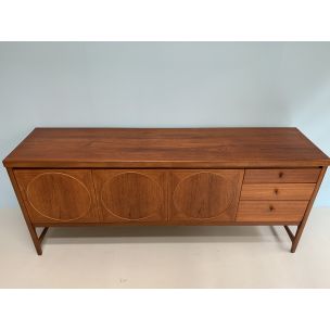 Vintage teak "Circle" sideboard by Nathan London England, 1960s