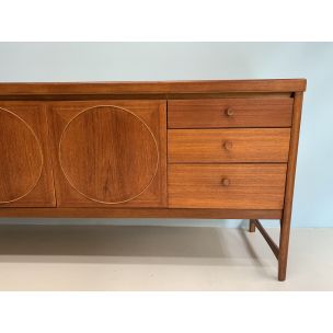 Vintage teak "Circle" sideboard by Nathan London England, 1960s