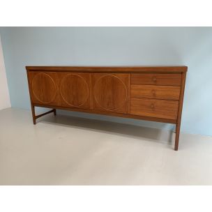 Vintage teak "Circle" sideboard by Nathan London England, 1960s