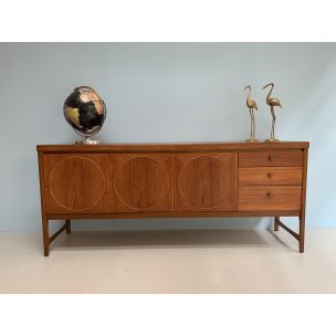 Vintage teak "Circle" sideboard by Nathan London England, 1960s