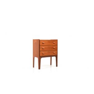 Vintage small chest of drawers by Poul Volther for FDB, Denmark, 1950s