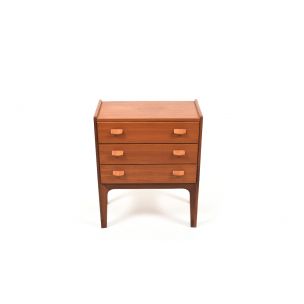 Vintage small chest of drawers by Poul Volther for FDB, Denmark, 1950s