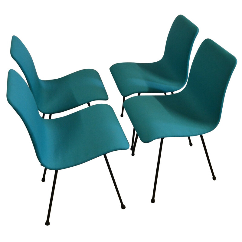 4 chairs CM140, Pierre PAULIN - 1950s