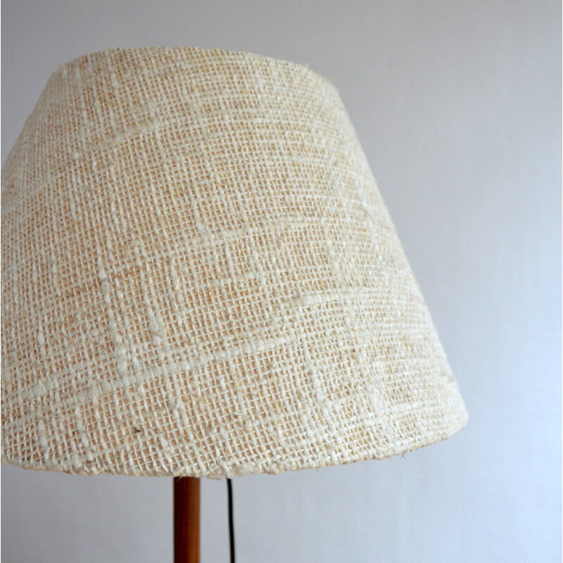 Vintage "Temde" teak floor lamp, Switzerland, 1960