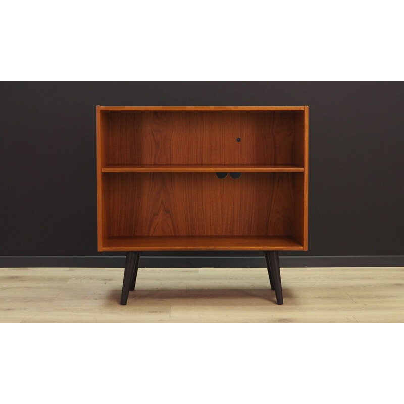 Teak vintage bookcase, 1970s