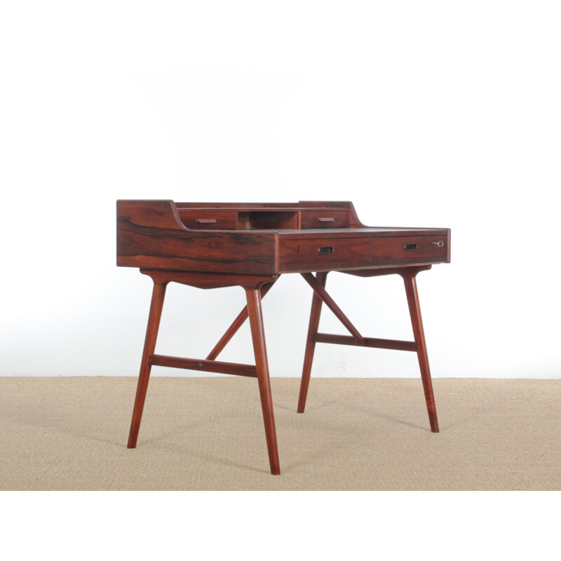 Scandinavian vintage desk in rosewood model 64, 1960s