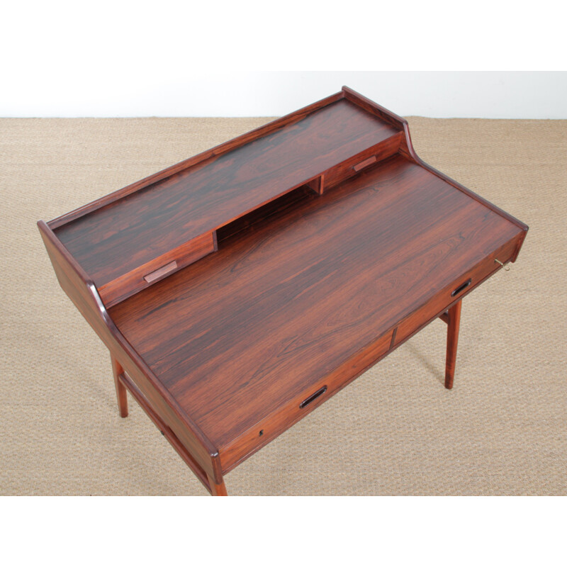 Scandinavian vintage desk in rosewood model 64, 1960s