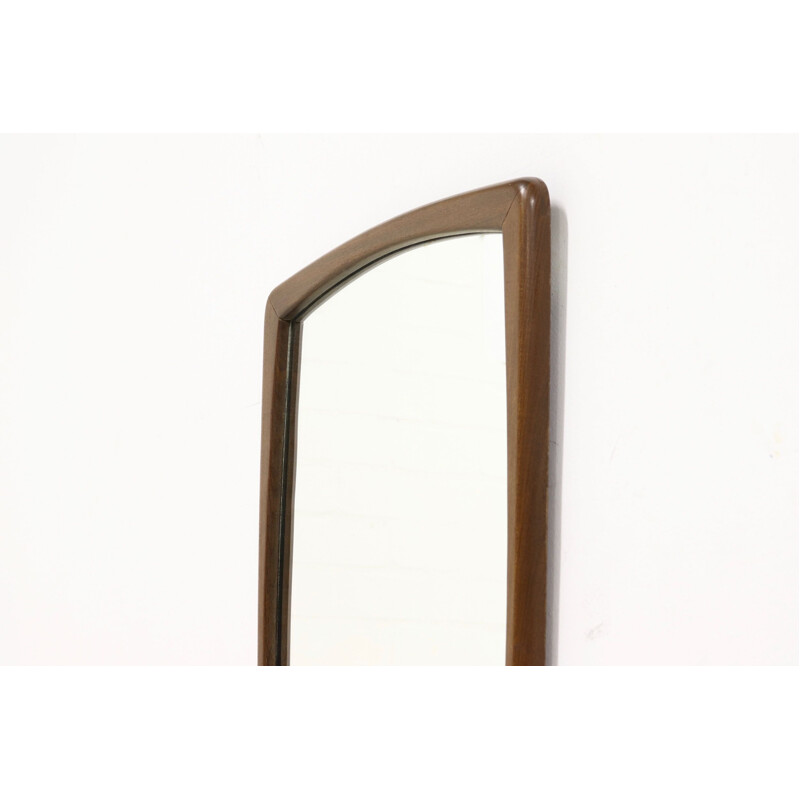 Teak scandinavian vintage mirror, 1960s